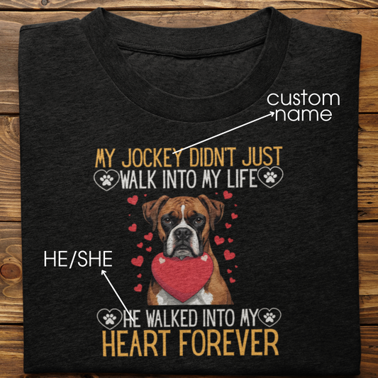 Boxer : Into My Heart Forever Tshirt Unisex