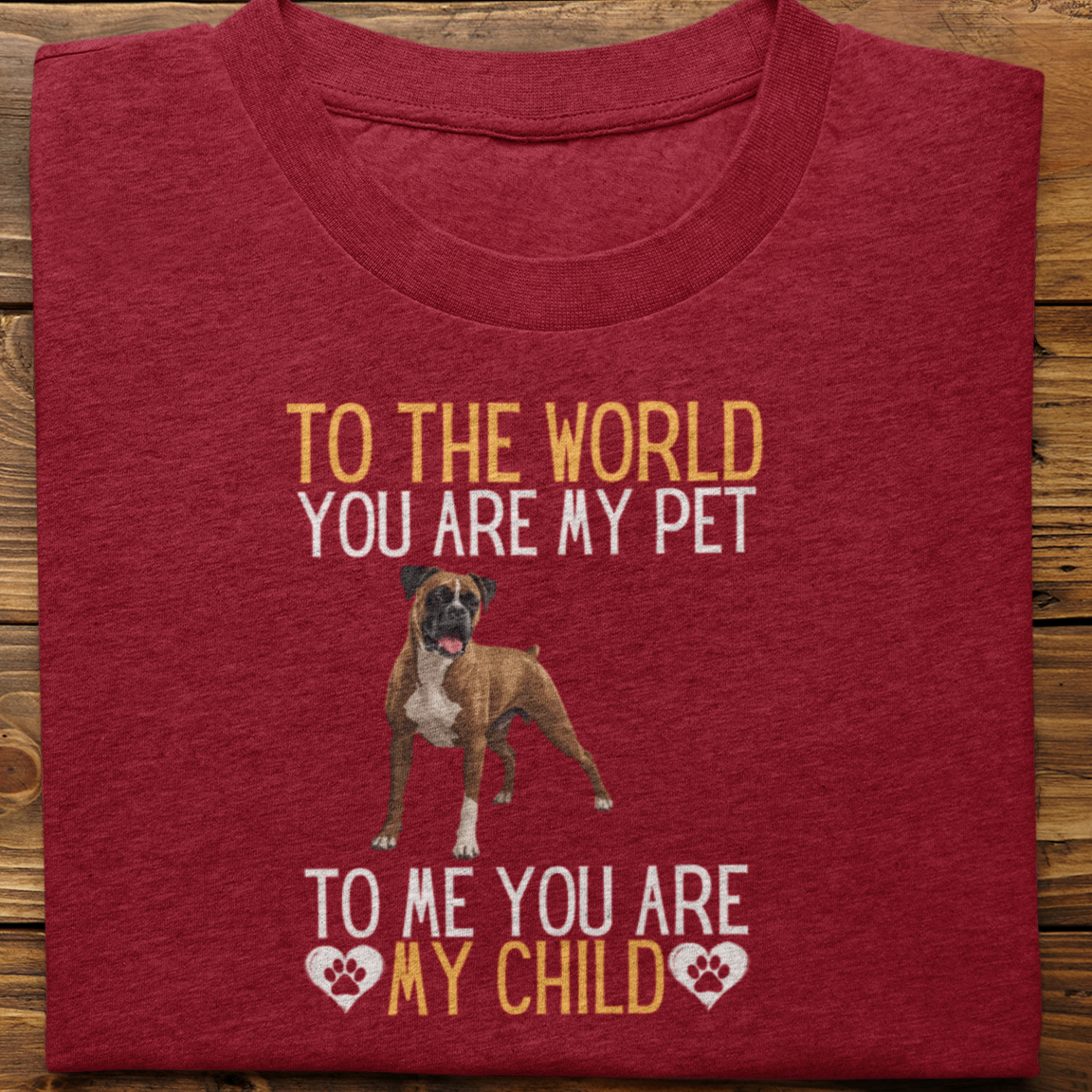 Boxer : To The World Child Tshirt Unisex