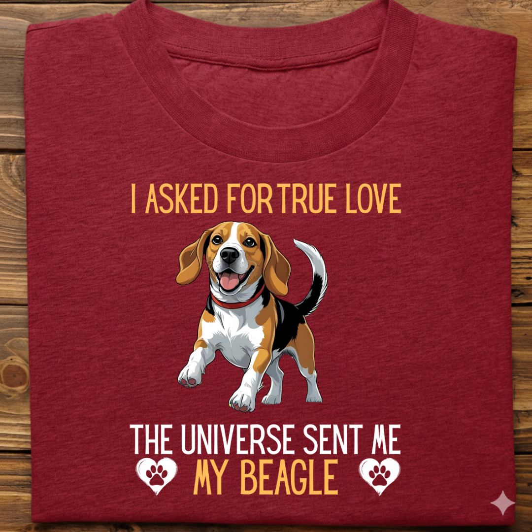 Beagle : Universe True Love Tshirt Unisex