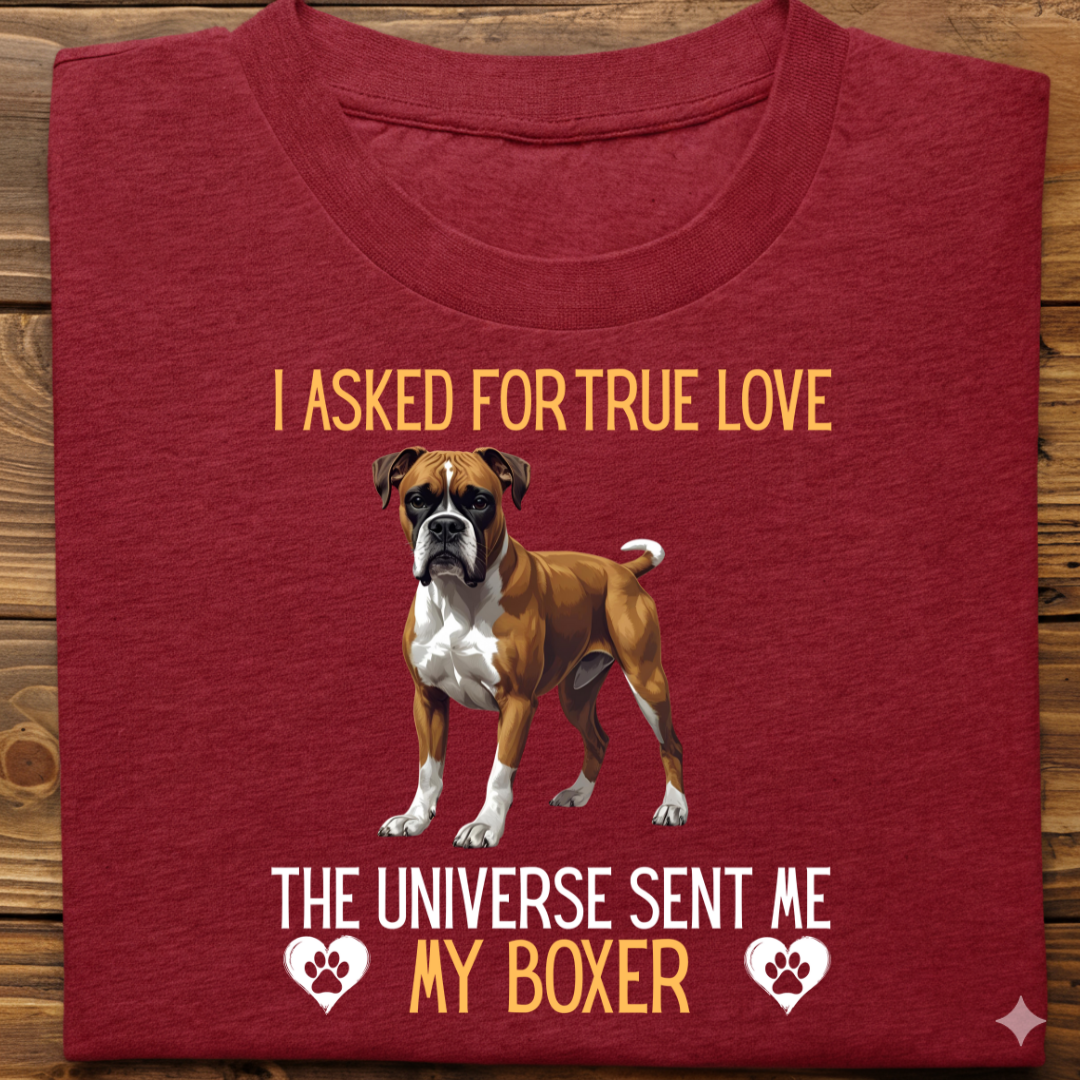Boxer : Universe True Love Tshirt Unisex