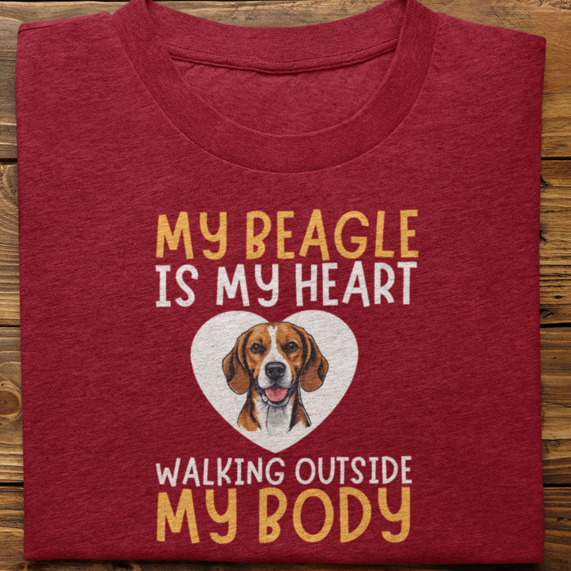 Beagle : My Beagle is My Heart unisex