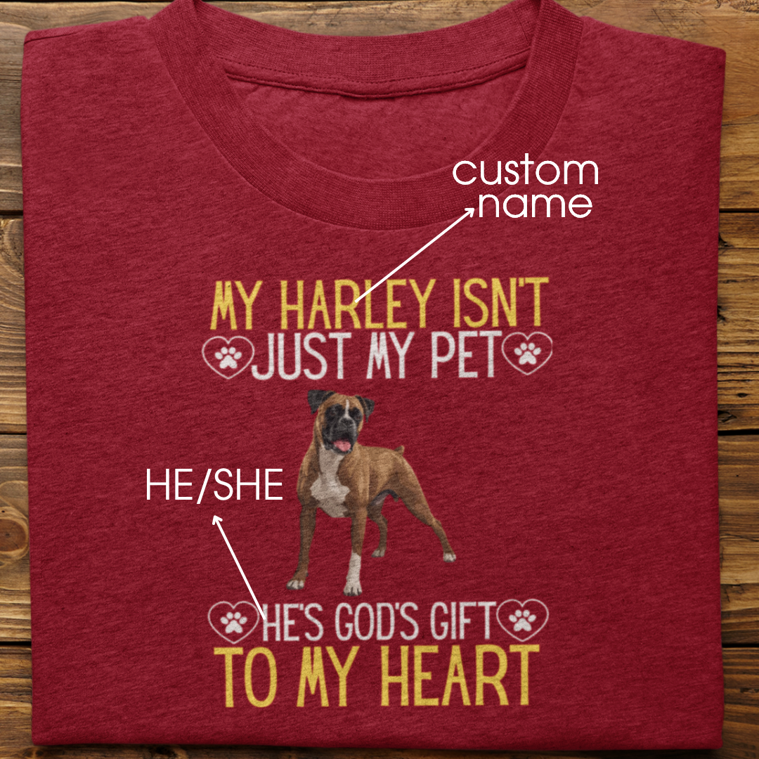 Boxer : God's Gift Tshirt Unisex