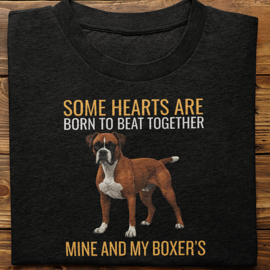Boxer : Some Hearts Are Born Tshirt Unisex