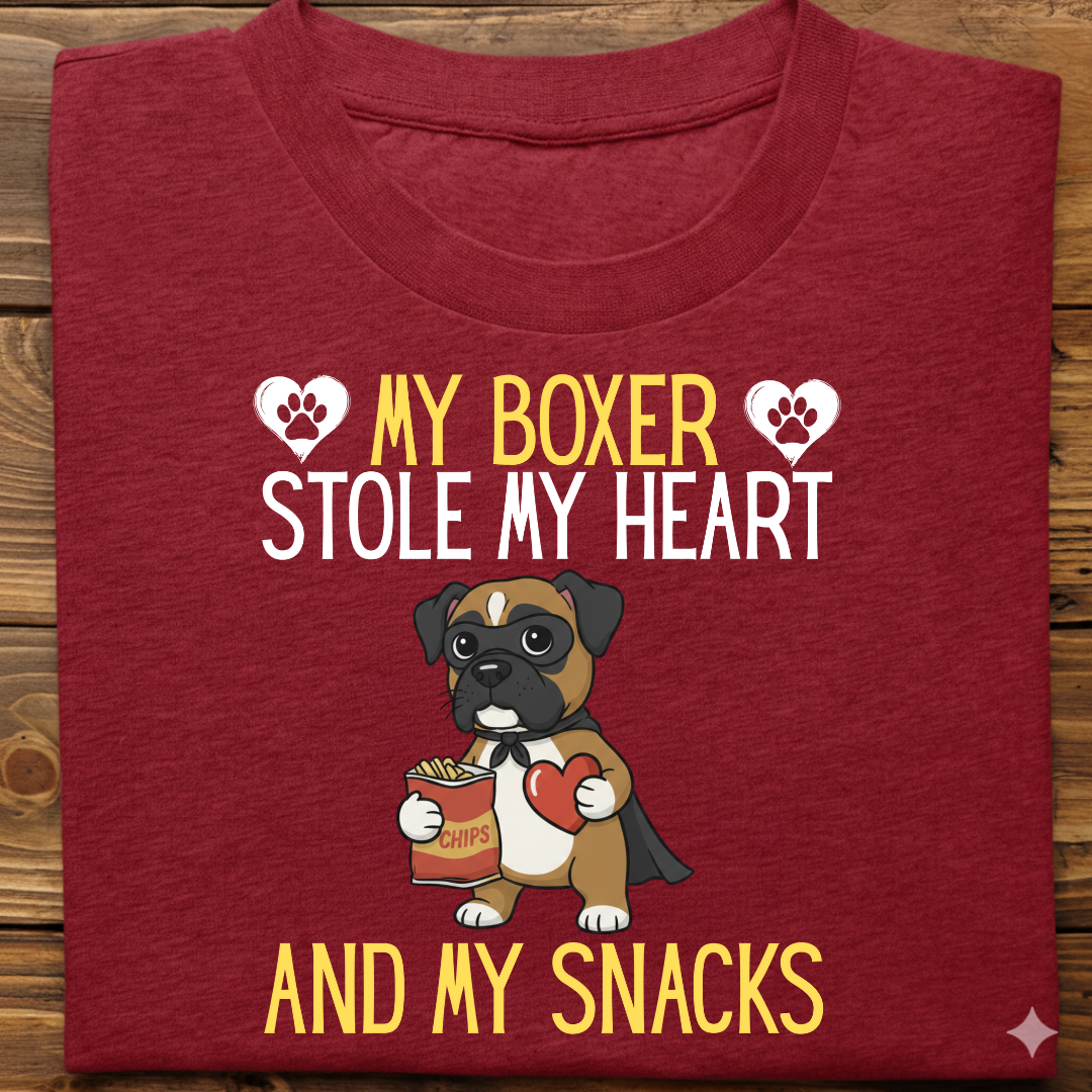 Boxer : Stole My Snacls Tshirt Unisex