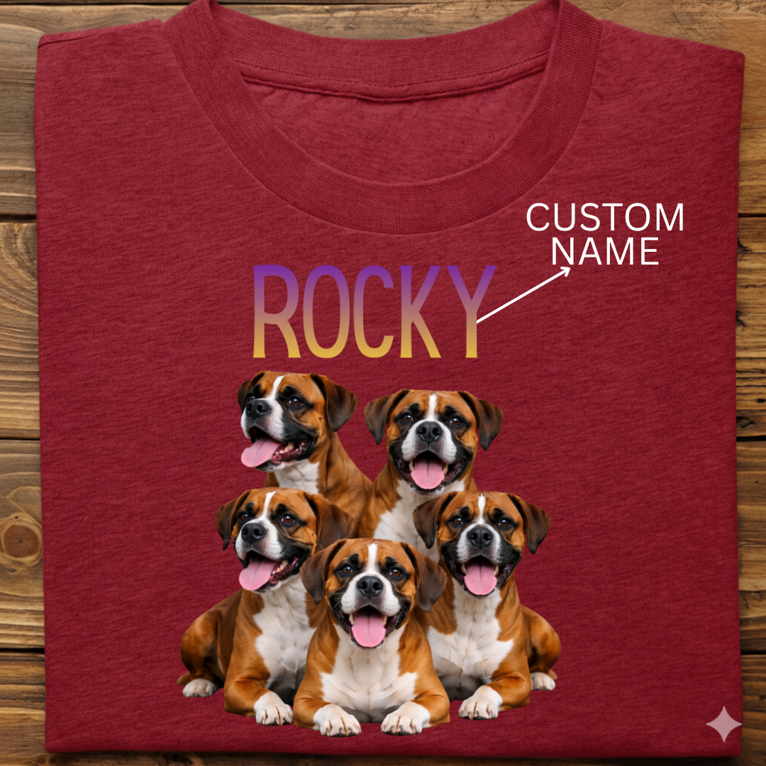 Boxer : ilustration Tshirt Unisex