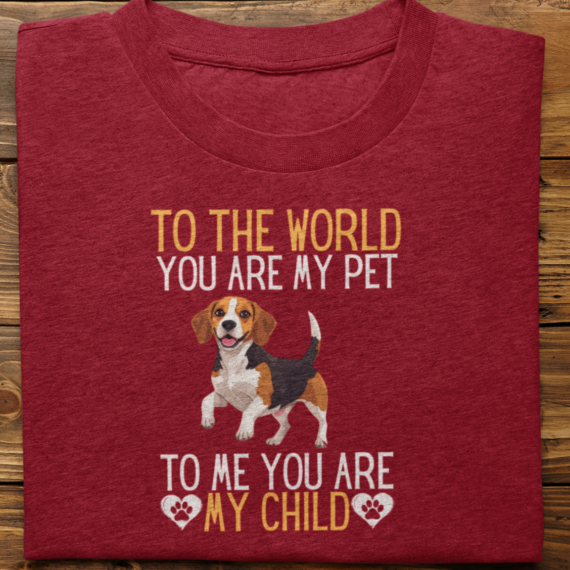 Beagle : To The World Child Tshirt Unisex