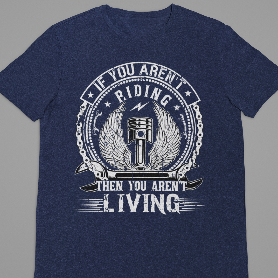 Biker : If You Aren't Riding Black Tshirt