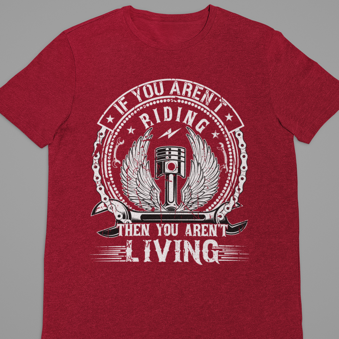 Biker : If You Aren't Riding Black Tshirt