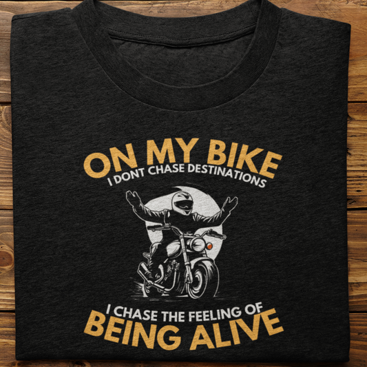 Biker : On My Bike Tshirt Unisex