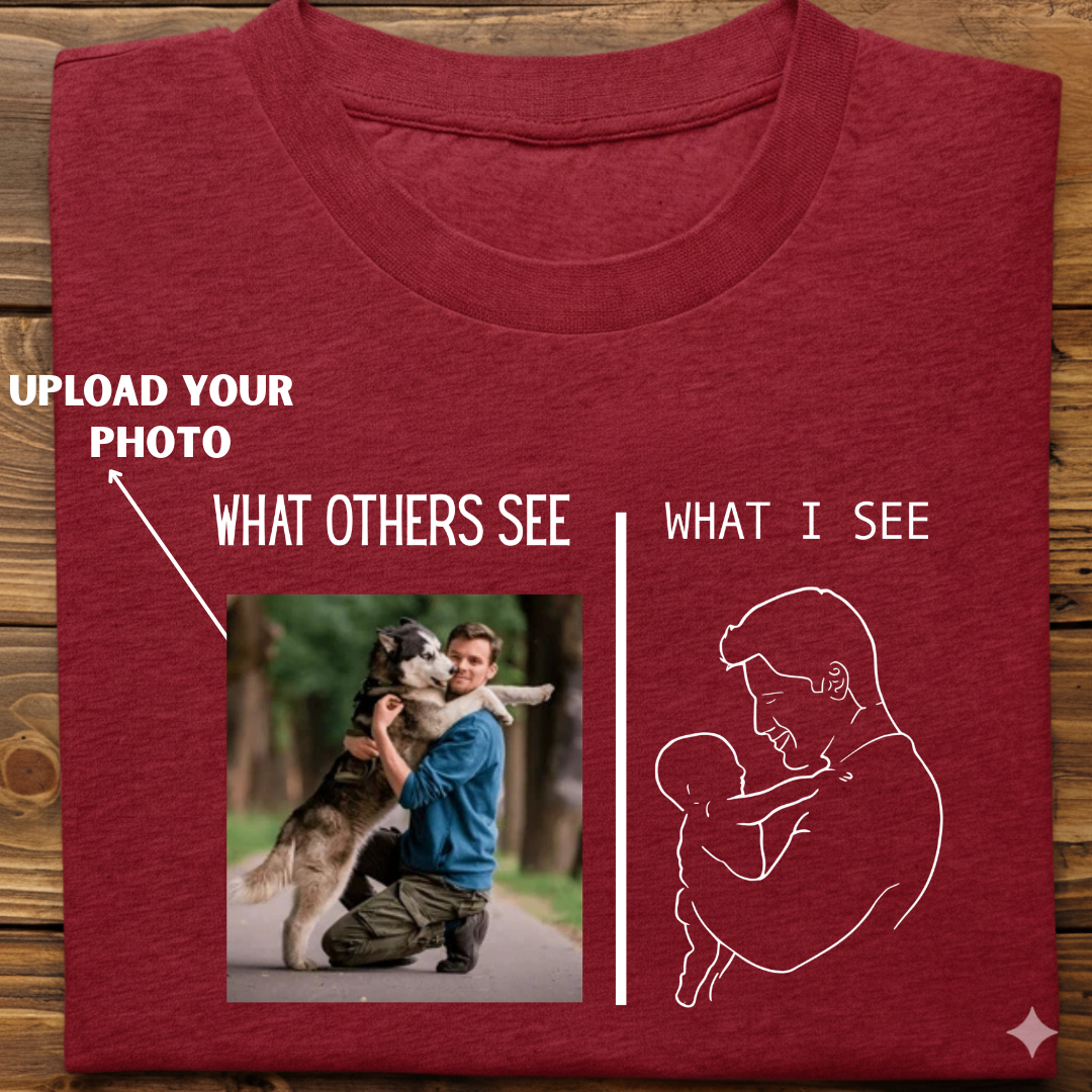 Dog custom : What Otehrs SeeTshirt Unisex(Male)