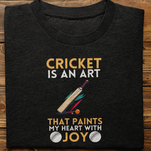 Cricket : Cricket Is An Art Tshirt Unisex