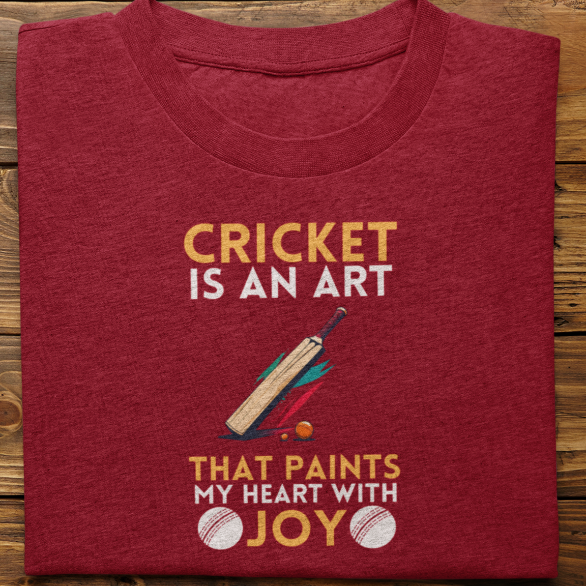 Cricket : Cricket Is An Art Tshirt Unisex
