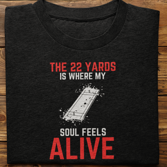 Cricket : The 22 yards Tshirt Unisex