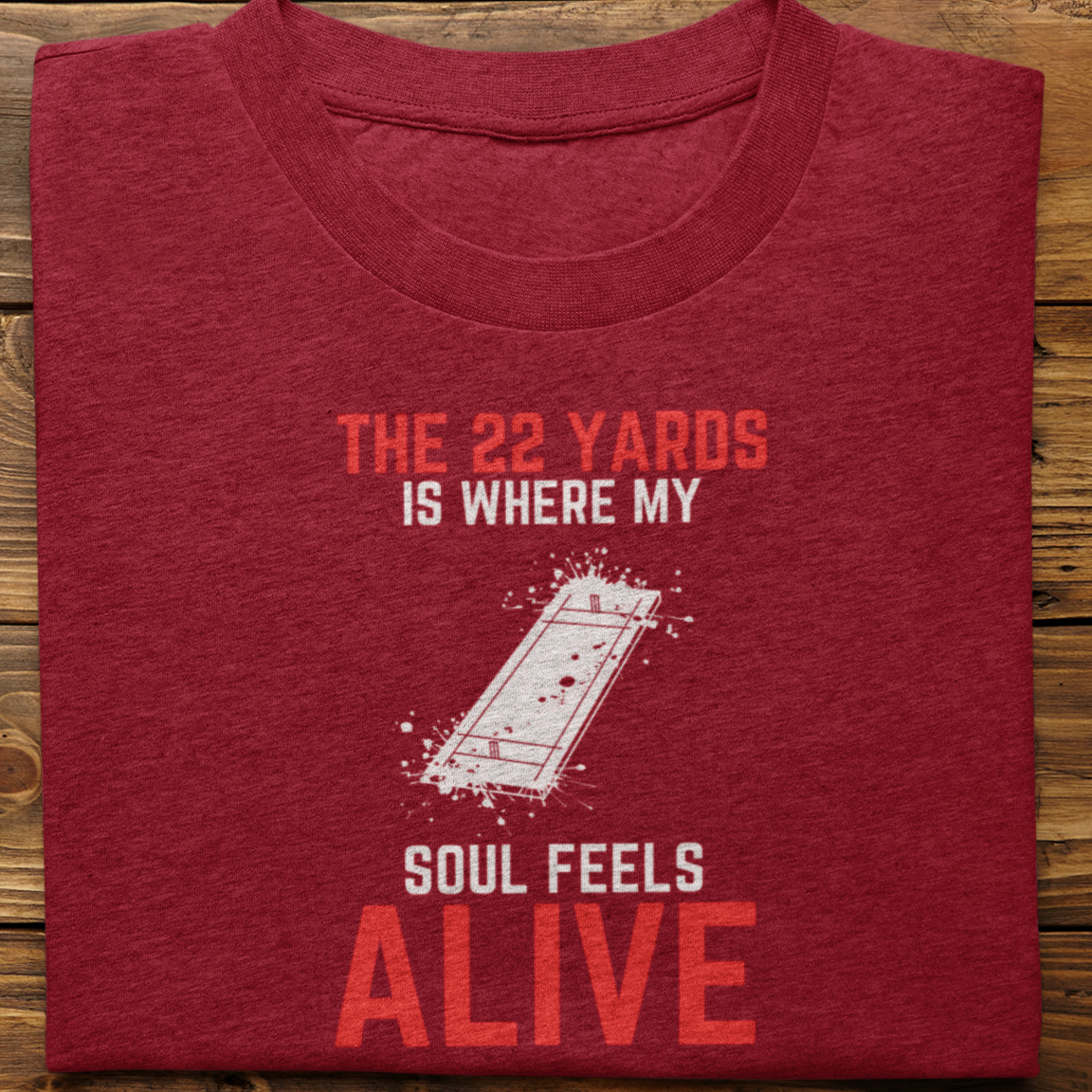 Cricket : The 22 yards Tshirt Unisex