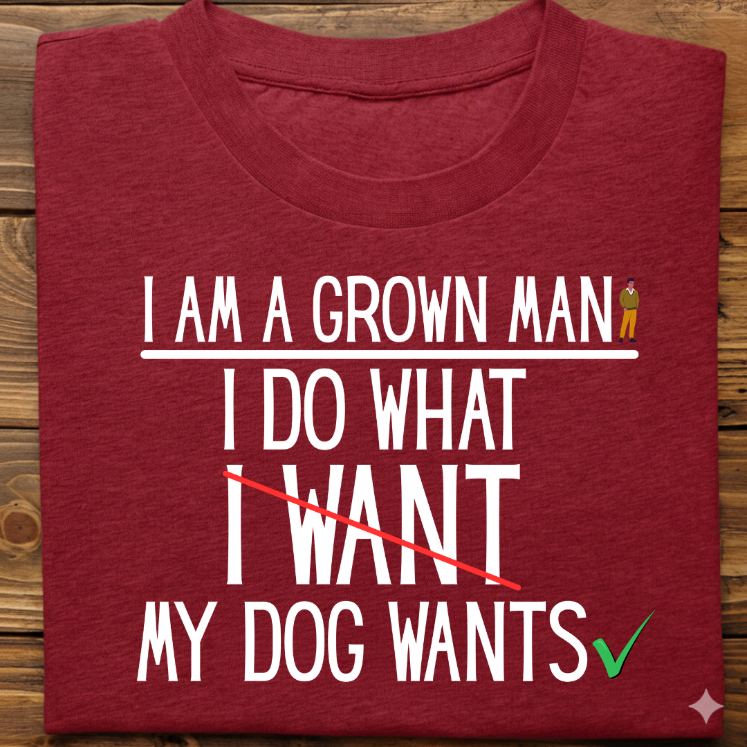 Dog Love : I Am A Man Tshirt Unsiex