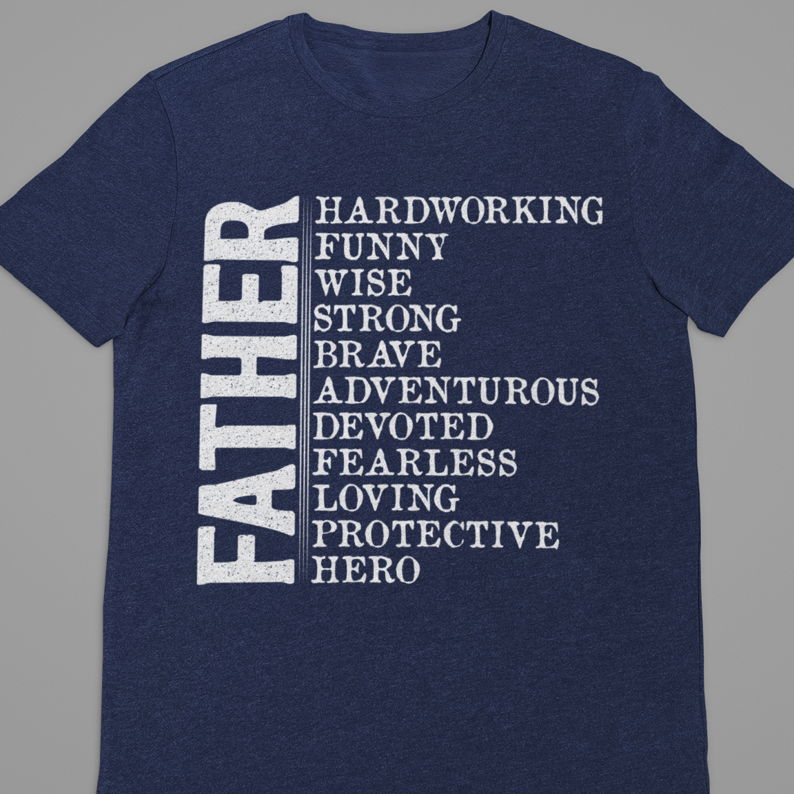 Dad : Father Black Tshirt