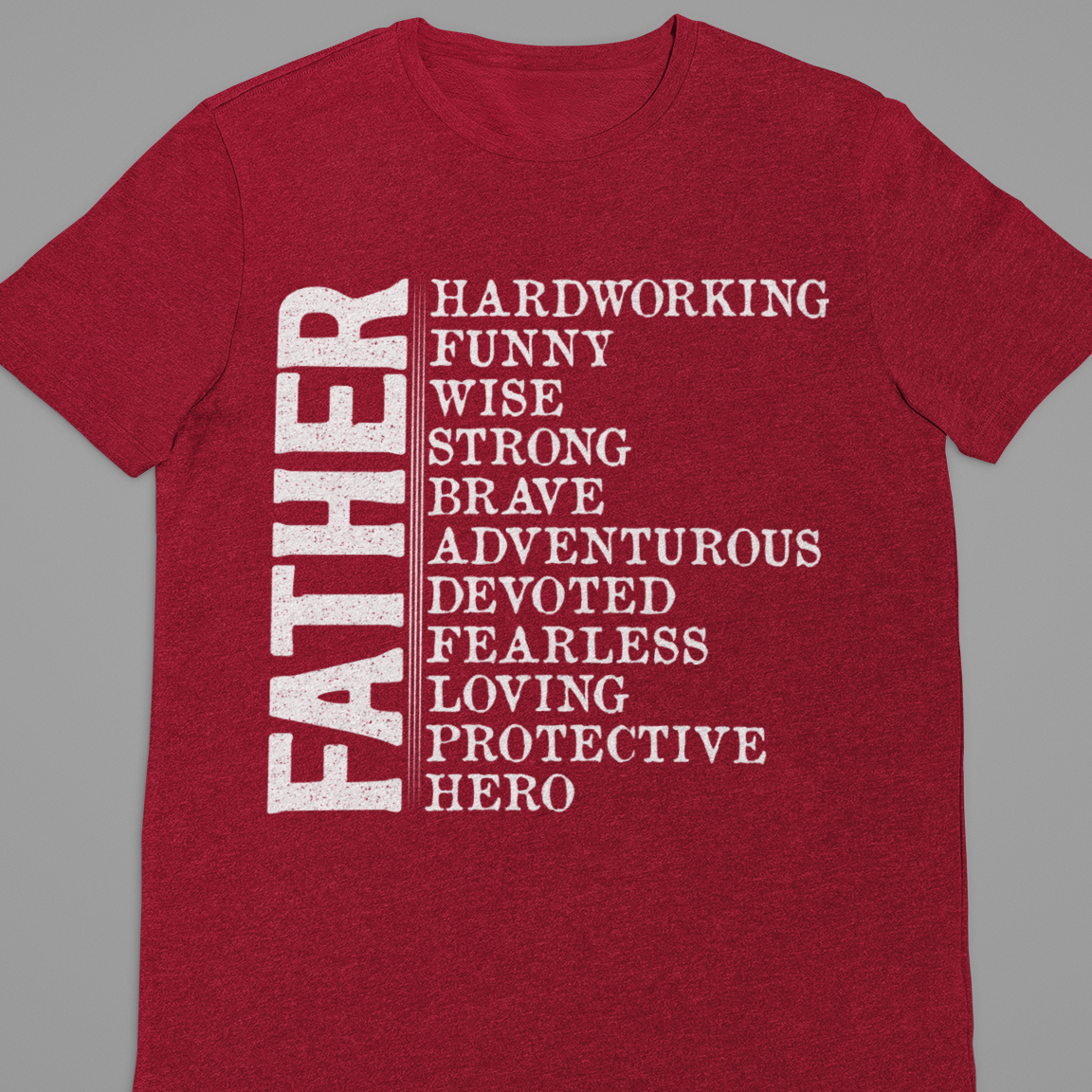Dad : Father Black Tshirt