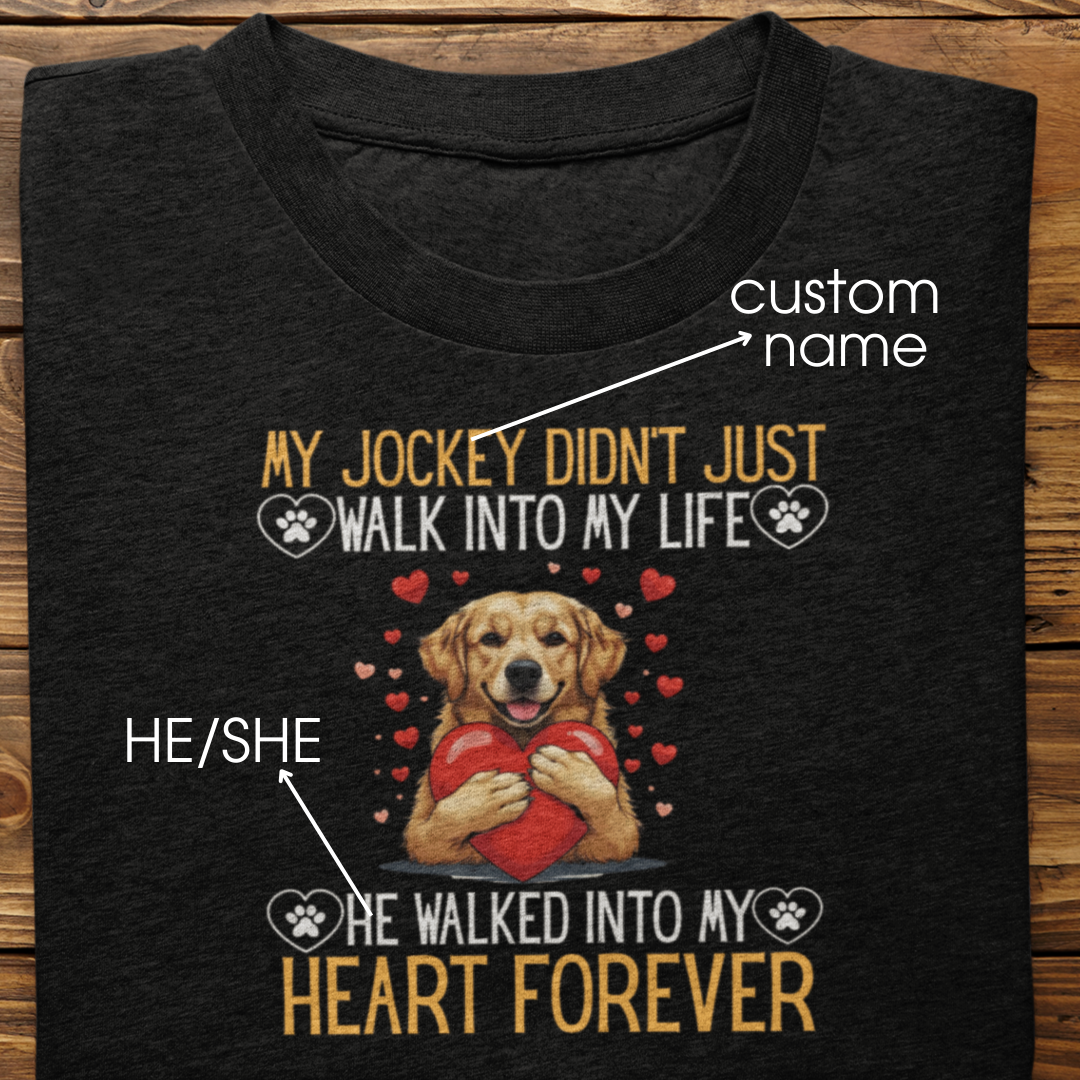 Golden Retriever : Into My Heart Forever Tshirt Unisex (Copy)