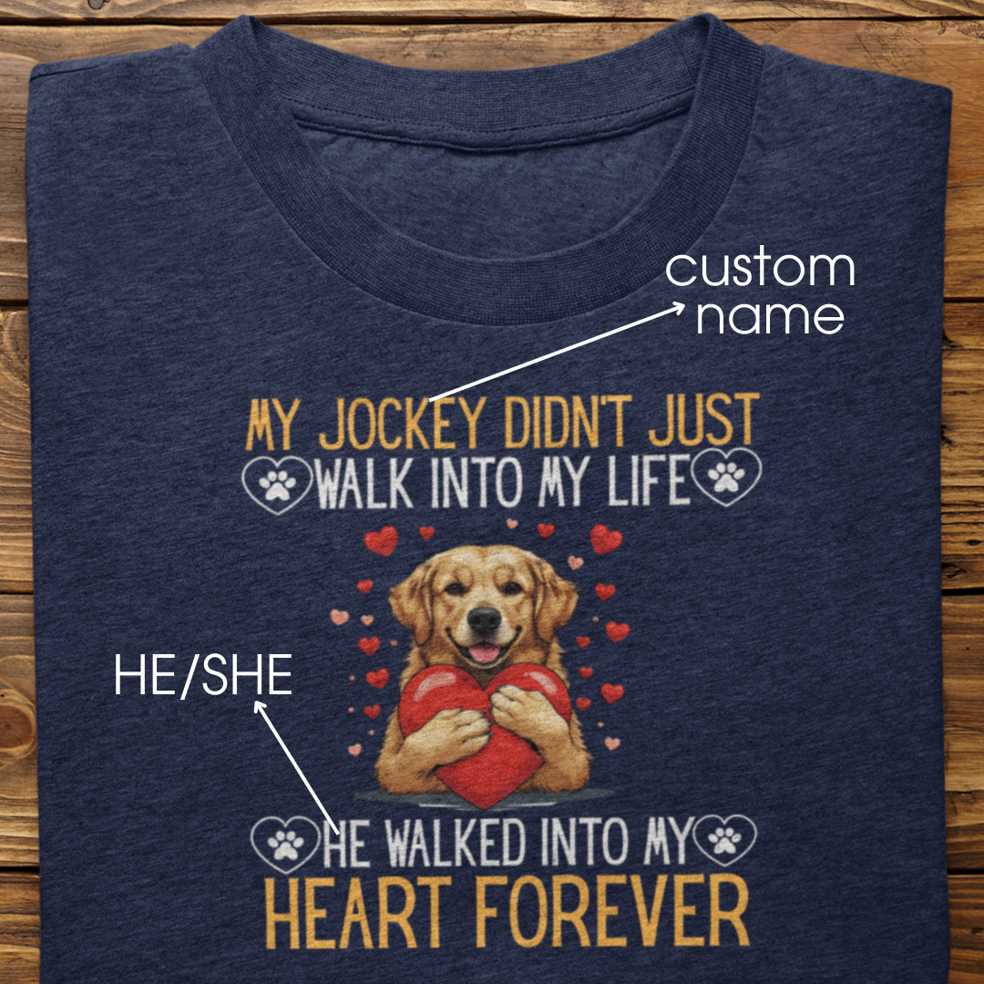 Golden Retriever : Into My Heart Forever Tshirt Unisex (Copy)