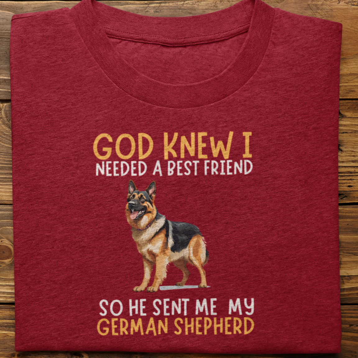 German : God Knew I Needed Best Friend Tshirt Unisex