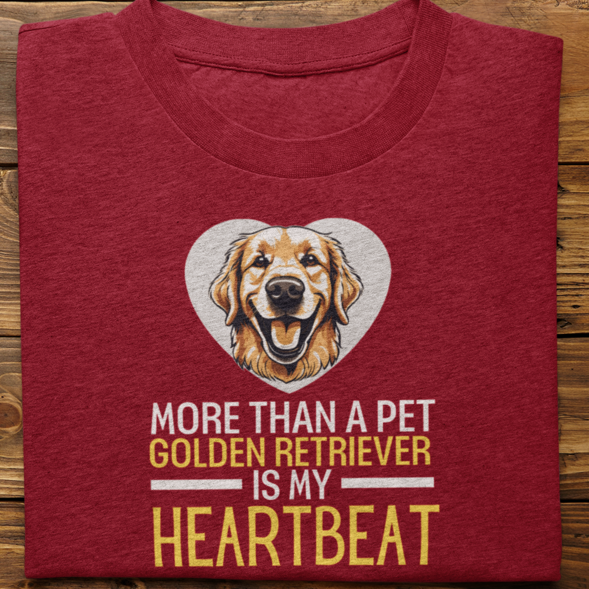 Golden Retriever : More Than A pet Tshirt unisex