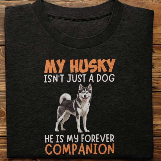 Husky : My Husky Isn't Just Tshirt Unisex(Black)