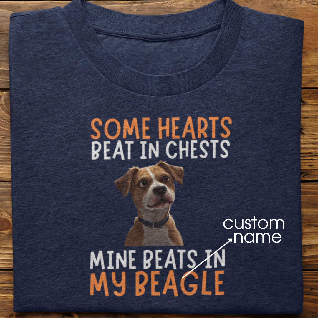 Indies : Some Hearts Beat In Chests Tshirt Unisex