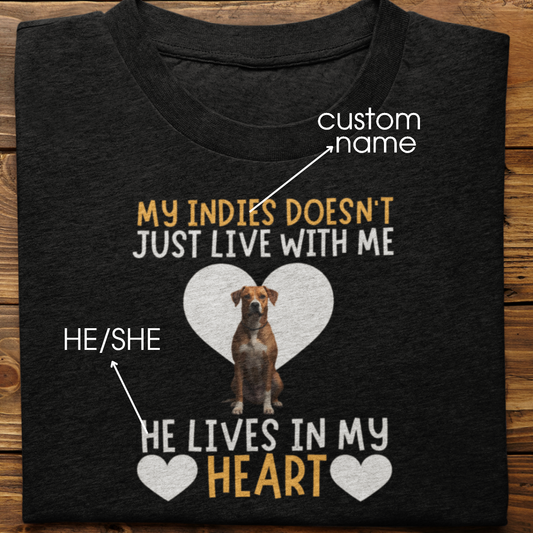 Indies : My Indies Doesn't Just Live Tshirt Unisex