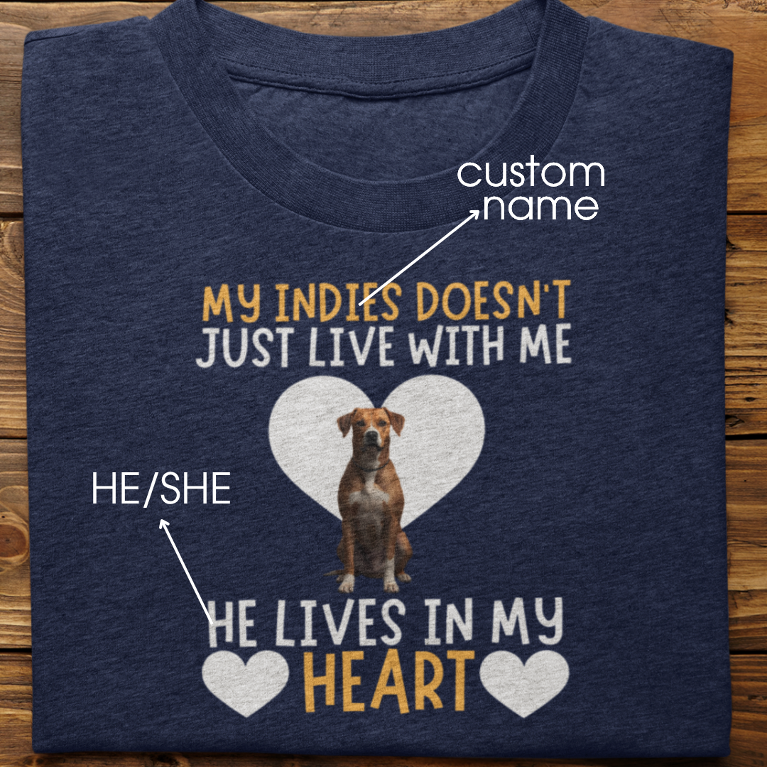 Indies : My Indies Doesn't Just Live Tshirt Unisex
