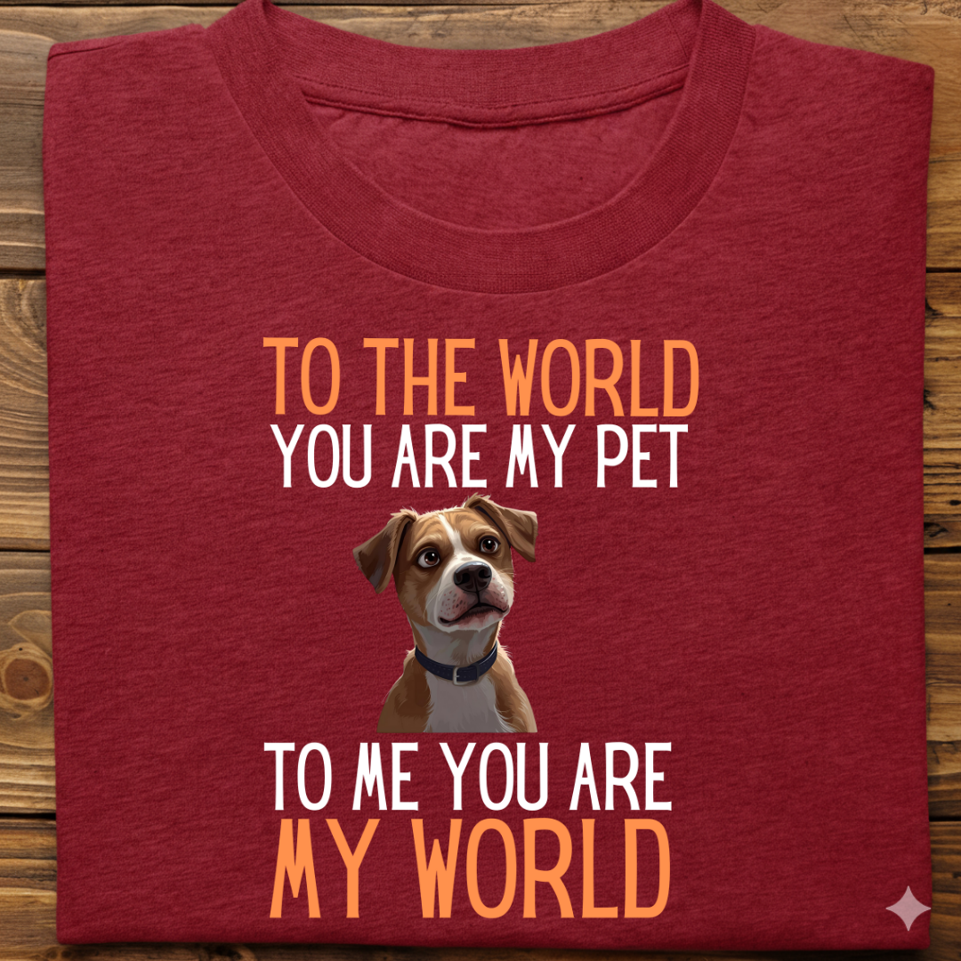 Indies : Just A Dog world Tshirt Unisex