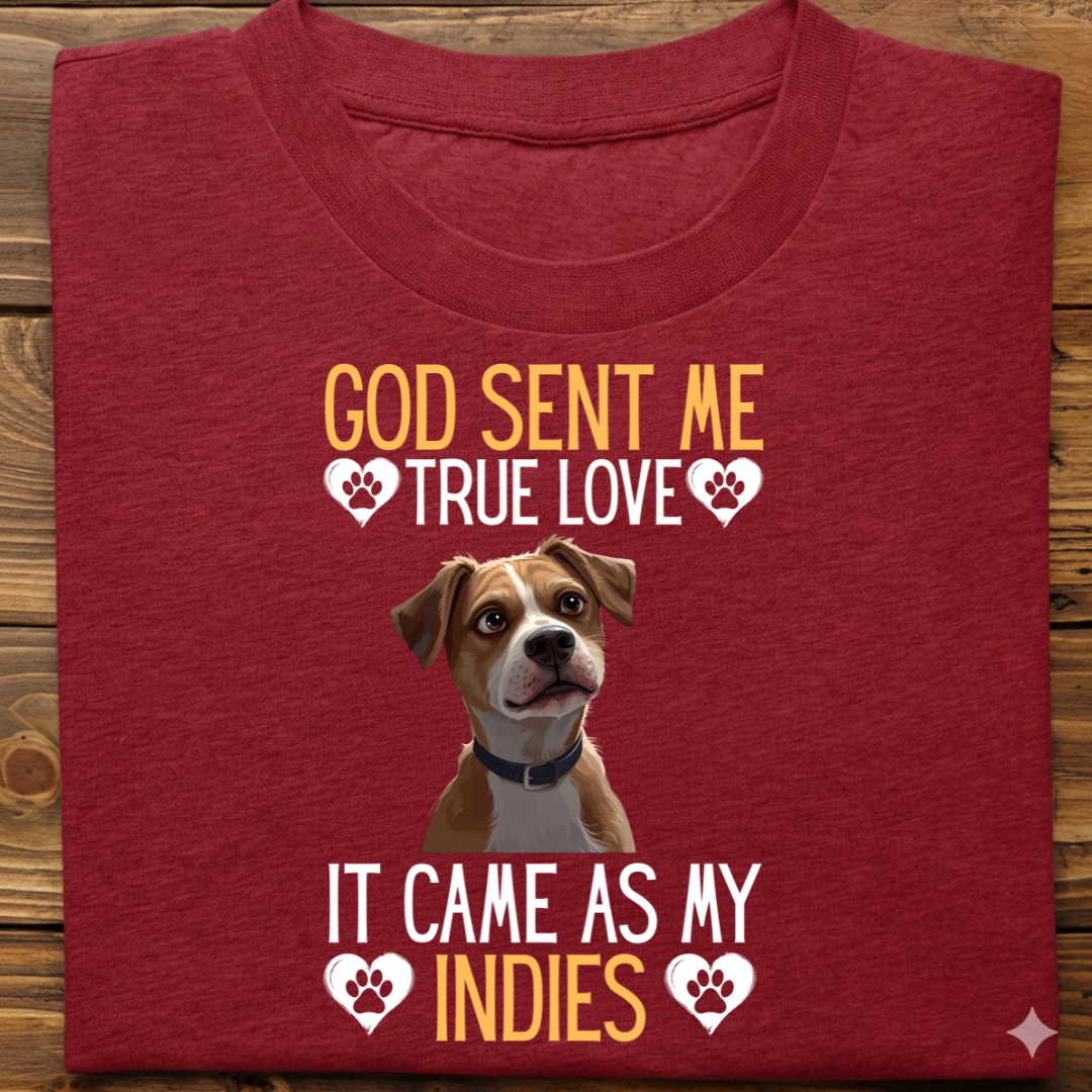 Indies : God Sent Me Tshirt Unisex