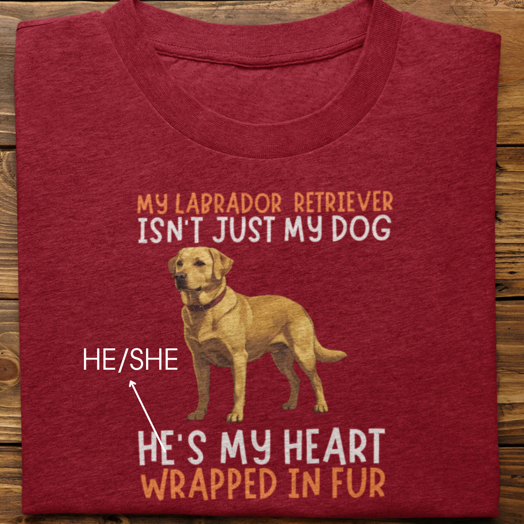 Labrador Retriever : My Labrador Isn't Just Tshirt Unisex(Yellow)