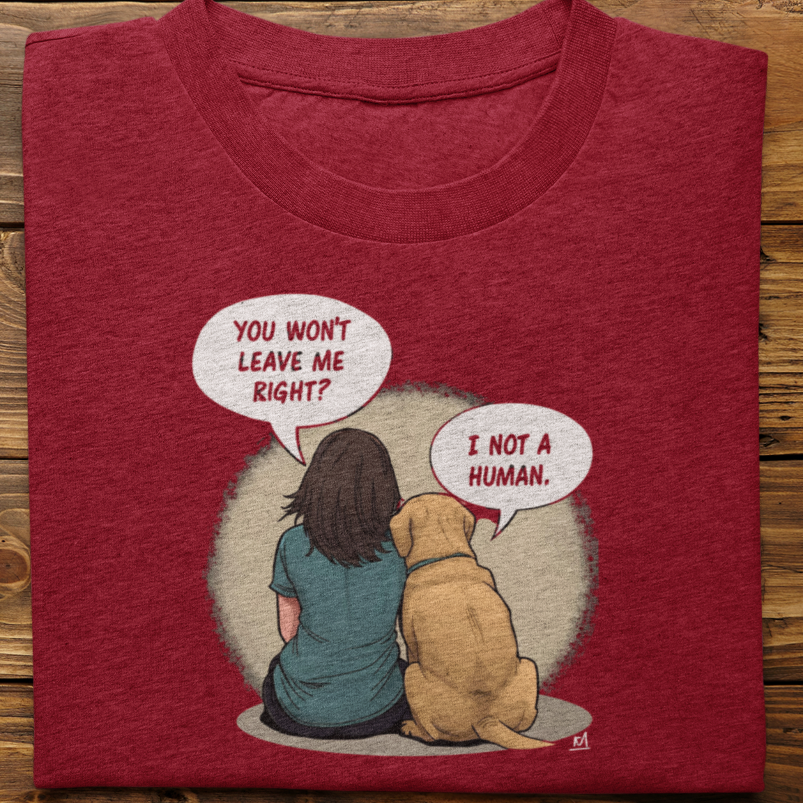 Labrador : I Am Not A Human (Yellow-Female)