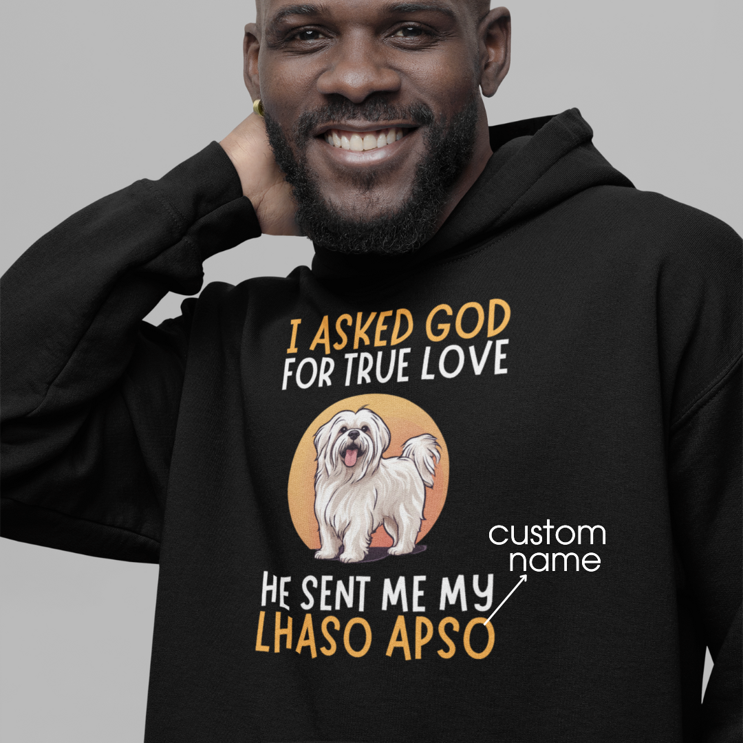 Lhasa Apso : God True Love Oversized  Hoodie Unisex