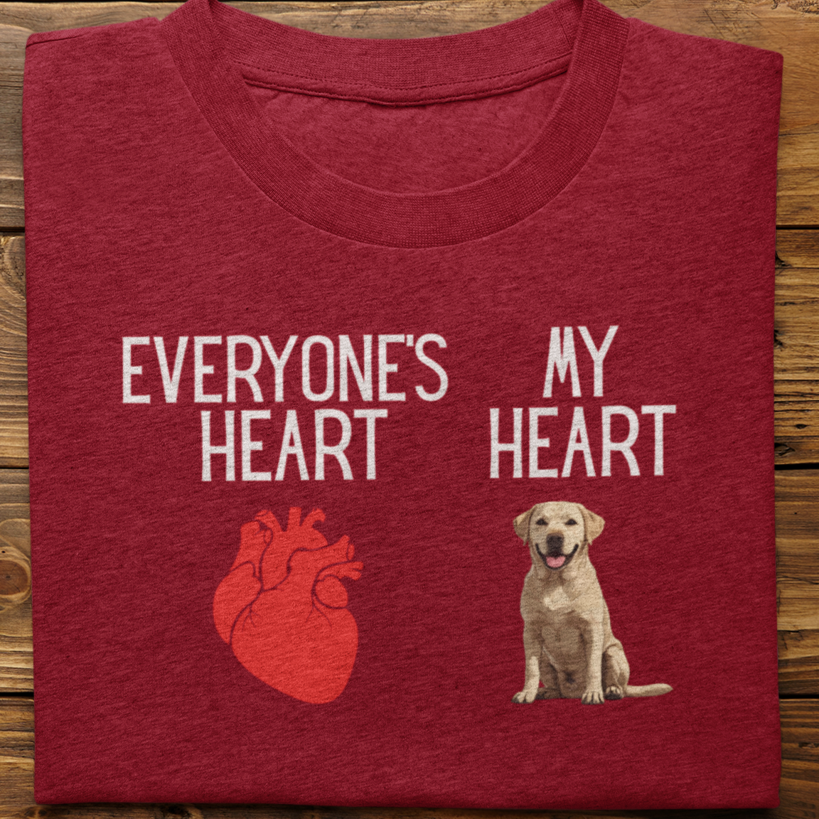 Labrador : My Heart Tshirt unisex(White)