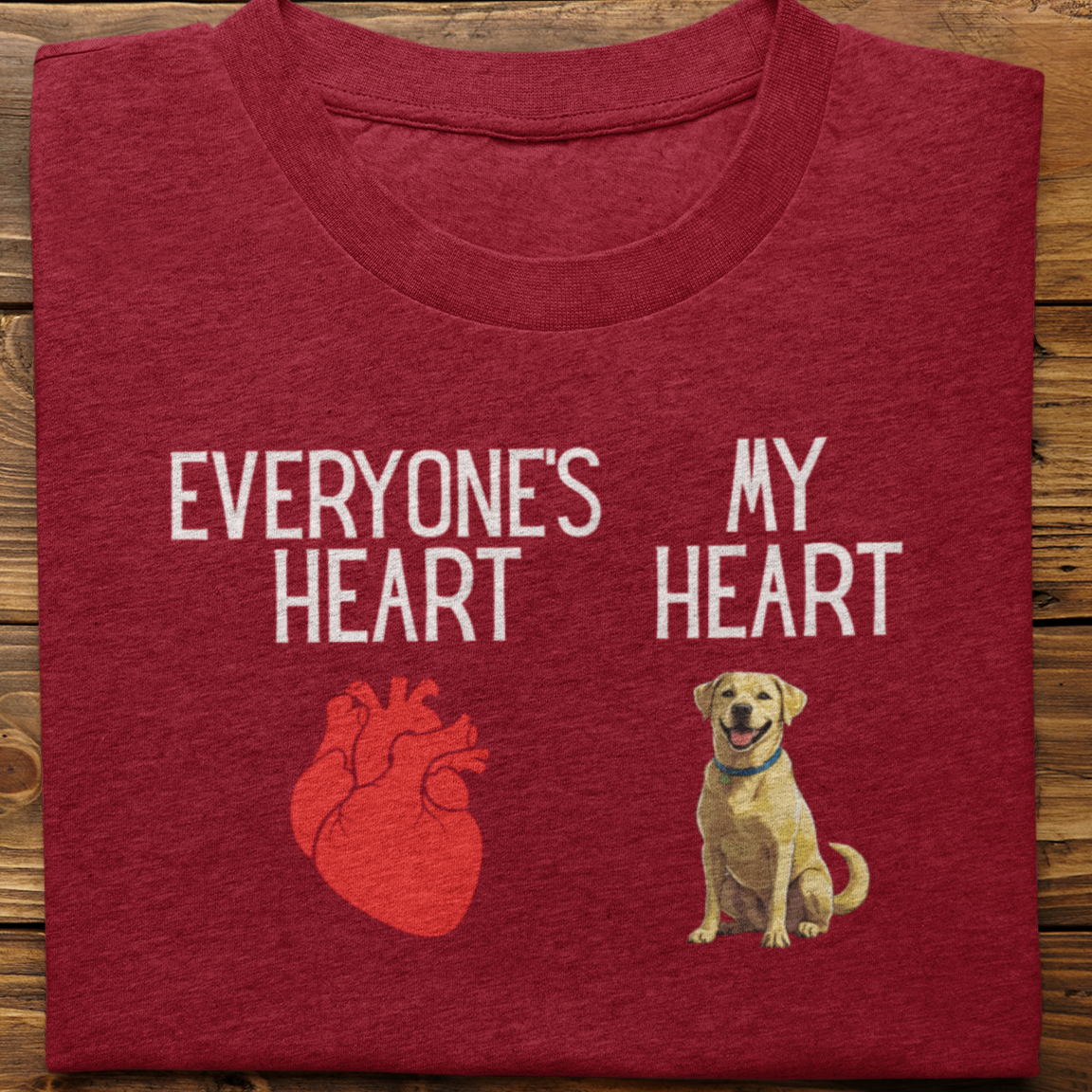 Labrador : My Heart Tshirt unisex(Yellow)