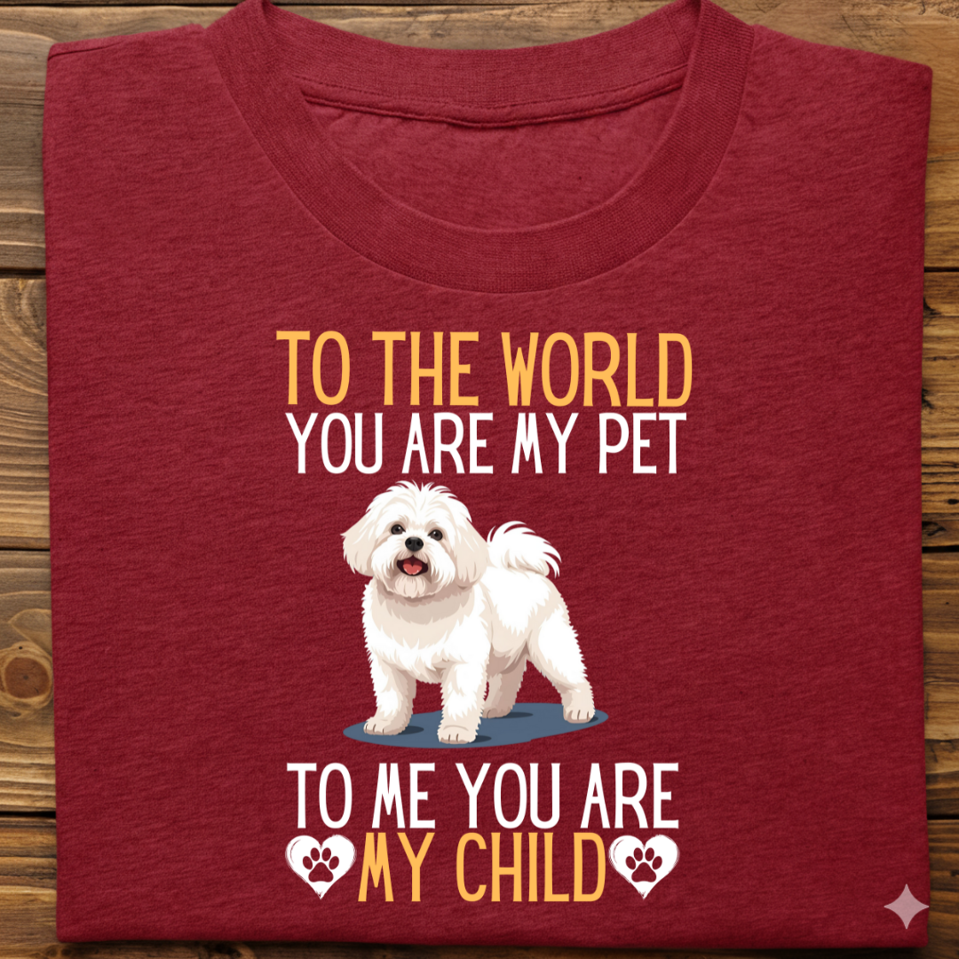 Lhasa Apso : To The World Child Tshirt Unisex