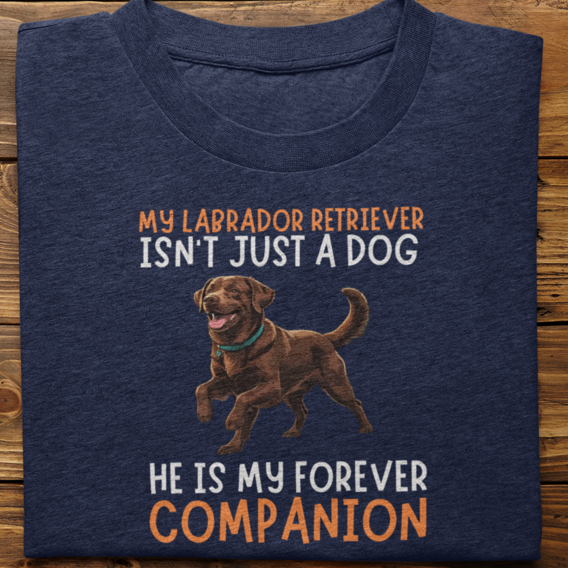 Labrador Retriever : My Labrador Isn't Just Tshirt Unisex(Brown)