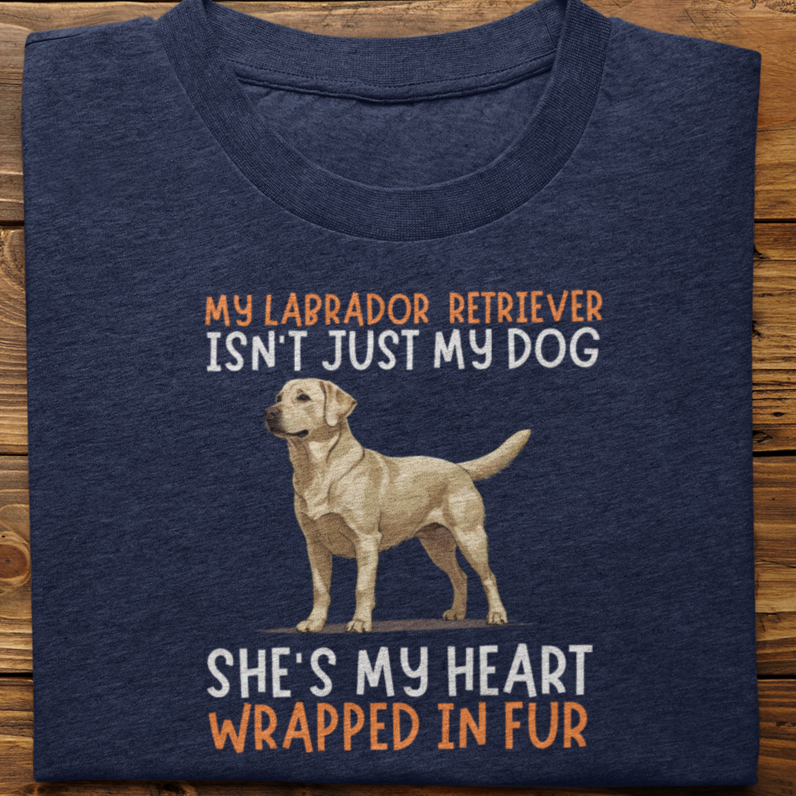 Labrador Retriever : My Labrador Isn't Just Tshirt Unisex(White-She)