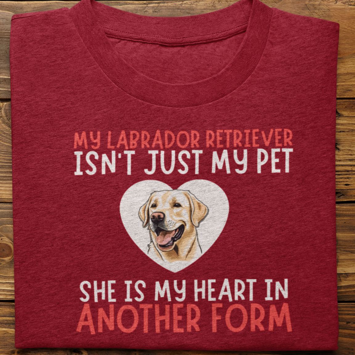 Labrador : My labrador Isn't Just Tshirt Unisex(White-she)