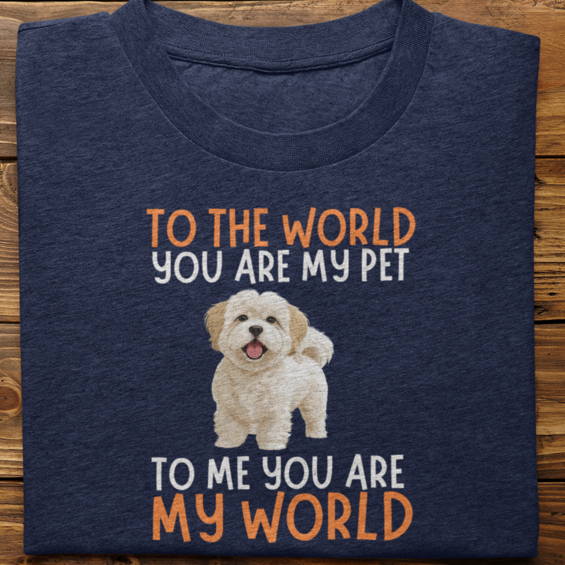 Lhasa Apso : To the World Tshirt Unisex