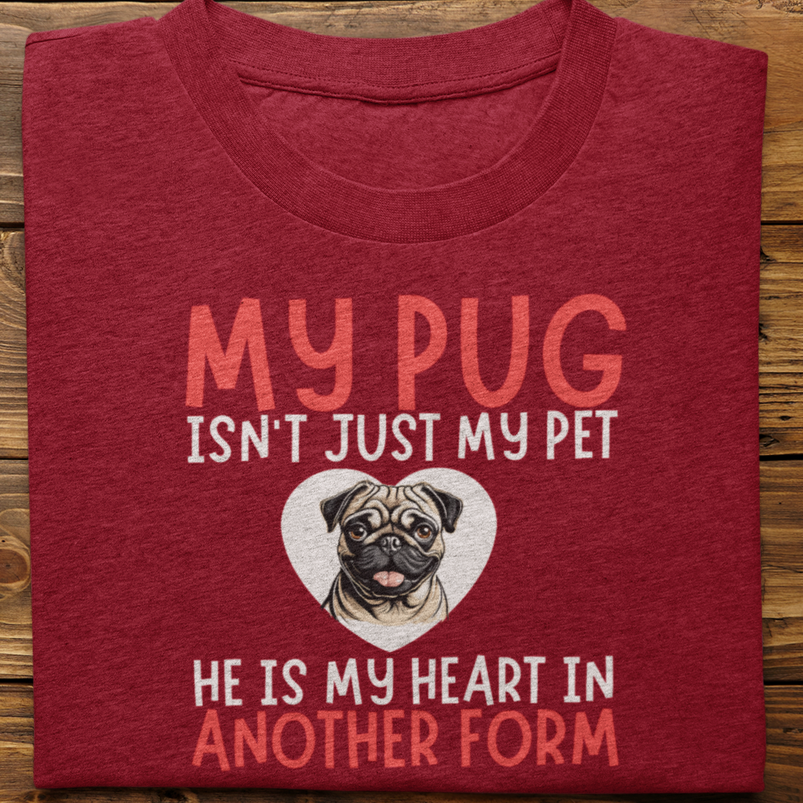 Pug : My Pug Isn't Just Tshirt Unisex(He)