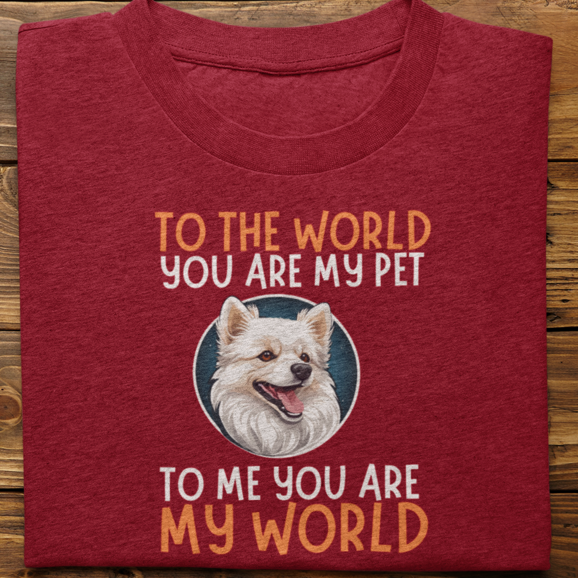 Pomeranian : To the World Tshirt Unisex