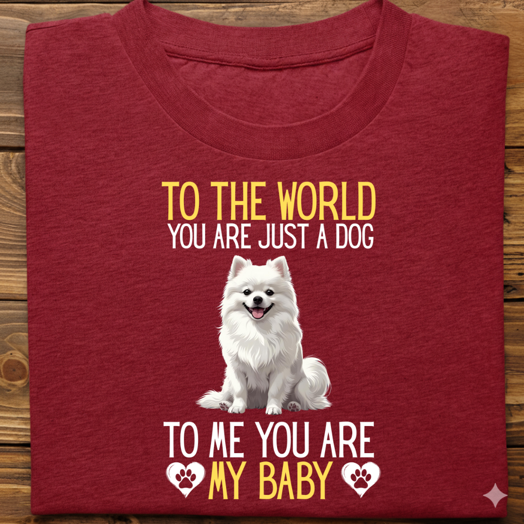 Pomeranian : To World Baby Tshirt Unisex