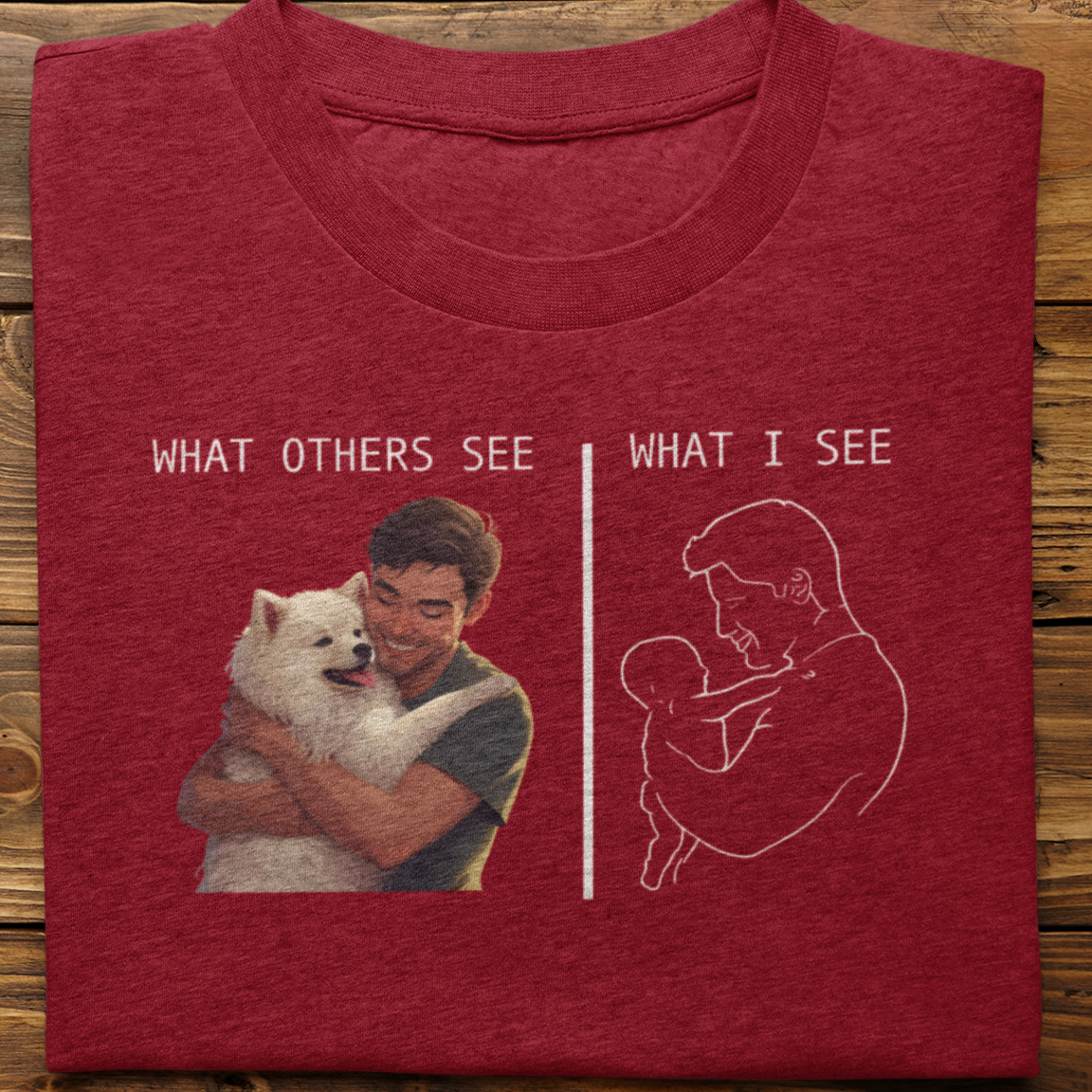 Pomeranian : What Others See Tshirt Unisex(Male)
