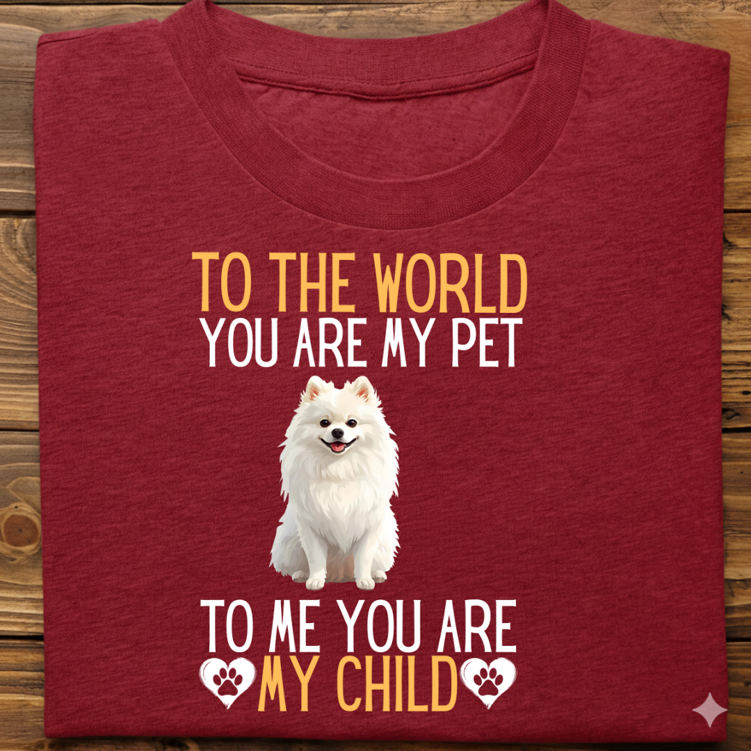Pomeranian : To The World Child Tshirt Unisex