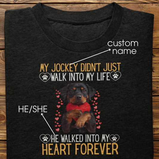 Rottweiler: Into My Heart Forever Tshirt Unisex