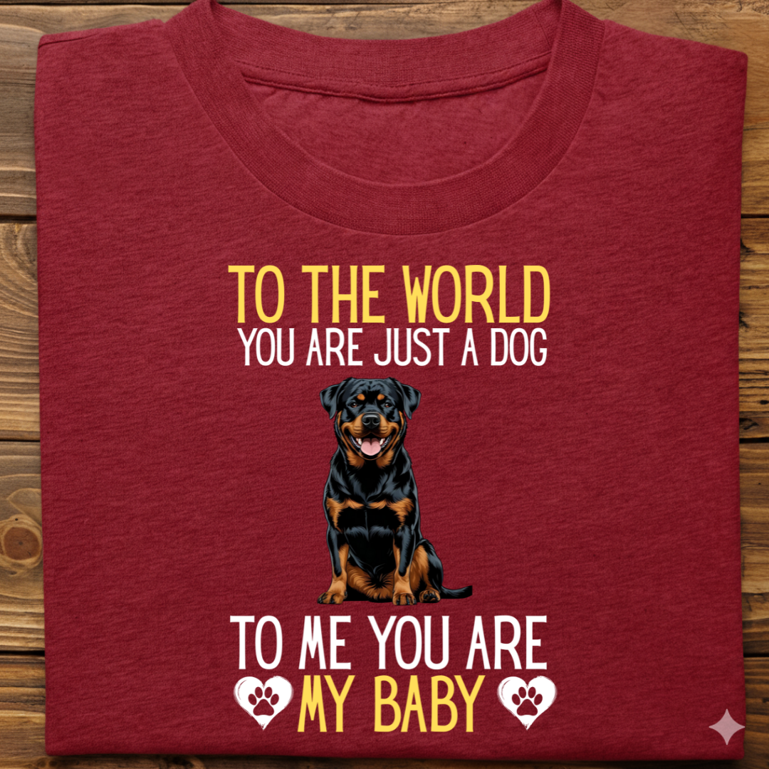 Rottweiler : To World Baby Tshirt Unisex