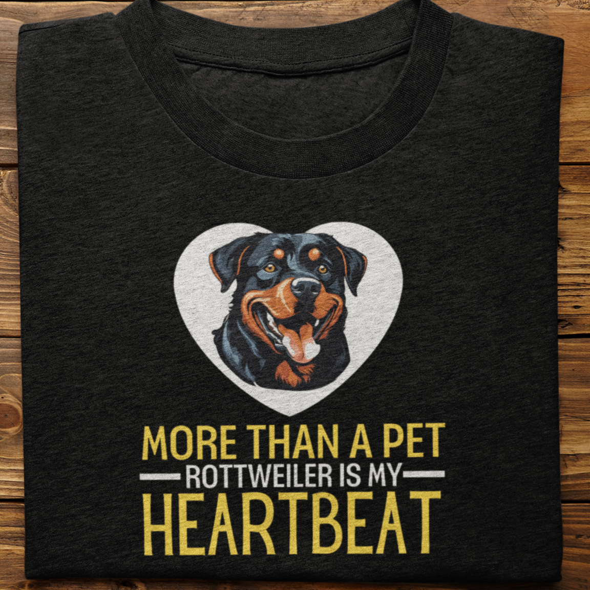 Rottweiler : More Than A Pet tshirt Unisex