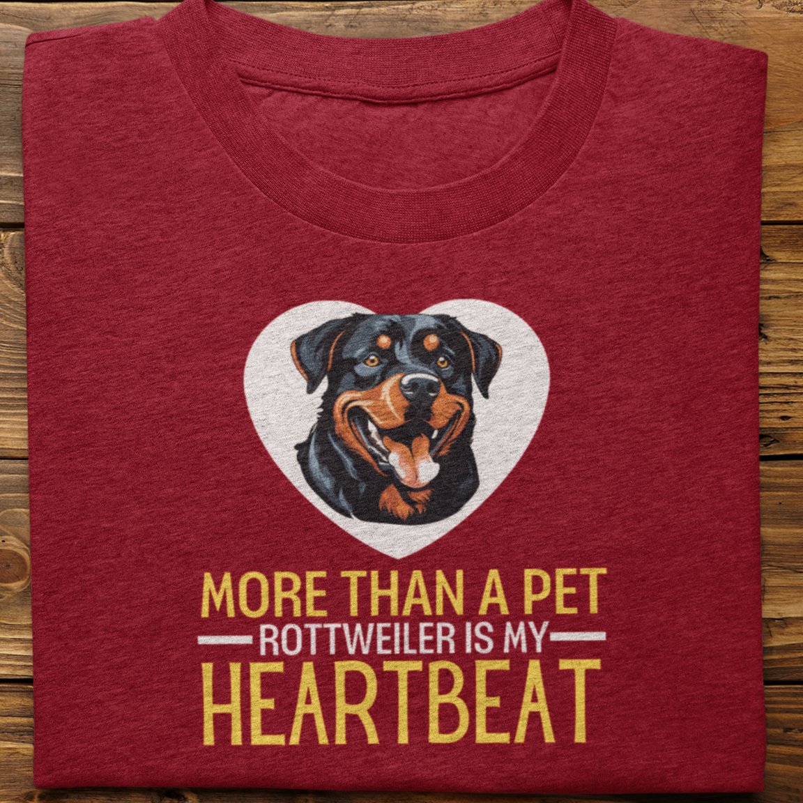 Rottweiler : More Than A Pet tshirt Unisex